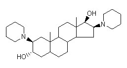 (2b,3α,16b,17b)-2,16-雙(哌啶基)-3,17-二醇-5-雄甾(VK-6)