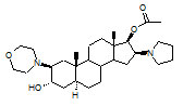  2-（4-嗎啉基）-16-（1-吡咯基）-雄甾-3-羥基-17-乙酰酯(LK -8)